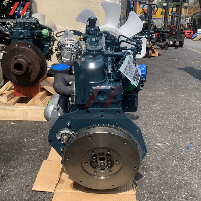 Excavator Power Source: Kubota V1505-EF01 Diesel Engine — Overall View from the Flywheel End