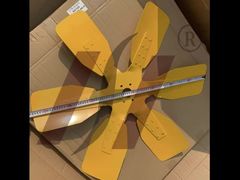 Komatsu 6D125 Motorlüfterrad, 850mm Gesamtdurchmesser, 51mm Innendurchmesser, 6 Blätter