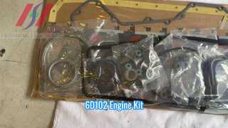 6D102 Excavator Engine Repair Kit