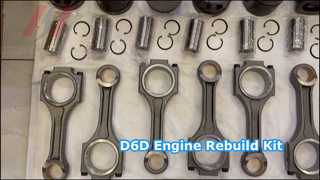 Deutz D6D Engine Repair Kit Excavator Overhaul