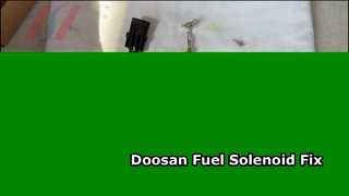 Kraftstoffabschaltmagnet für Doosan-Bagger 300743 00149