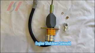 24V brandstofafsluitklep 6CT 8.3L motor