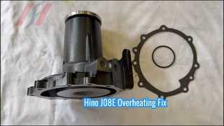Hino J08E Excavator Water Pump 16100-E0022 Repair