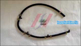 Isuzu 4JJ1 Injector Fuel Line Fix