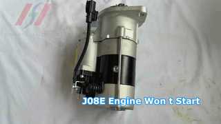 J08E Graafmachinestartmotor 24V 5KW 28100-78113