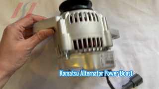 Komatsu 4D94 Dynamo 12V 45A inschakelen