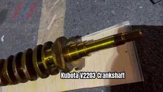 Kubota V2203 Crankshaft 1G790 23020 Overhaul