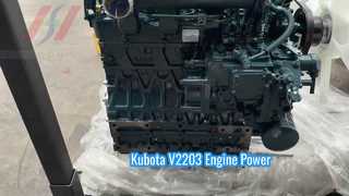 Le moteur Kubota V2203 pour excavatrices alimente votre travail