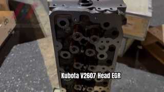 Kubota V2607 Cylinder Head 1J701-03036 EGR