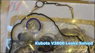 Kubota V3800 Excavator Gasket Kit 1G574-99355 Engine Repair