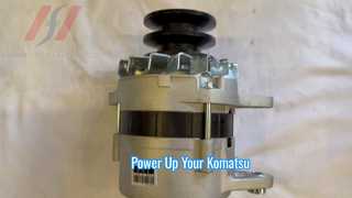 Komatsu 6D105 Dynamo 24V 30A voedingsoplossing