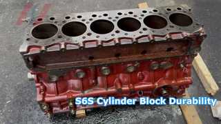 Mitsubishi S6S cilinderblok graafmachine vorkheftruckmotor